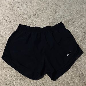 Nike dri fit black shorts women medium